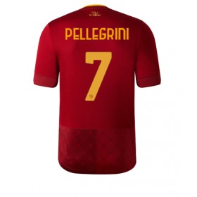 Herren Fußballbekleidung AS Roma Lorenzo Pellegrini #7 Heimtrikot 2022-23 Kurzarm